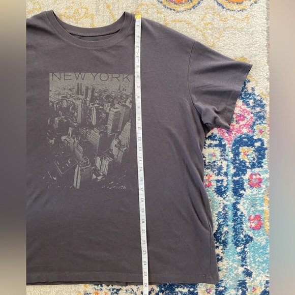 Madewell NYC Oversized Graphic Tee, Size L - Picture 7 of 9